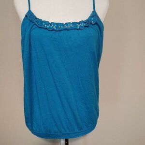 CLEARANCE SALE! Aeropostale Ruffle Built in Bra Tank Top - Sz. L